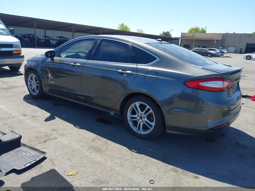 Vin: 3fa6p0ru3gr144735, lot: 46271704, ford fusion hybrid titanium 20163