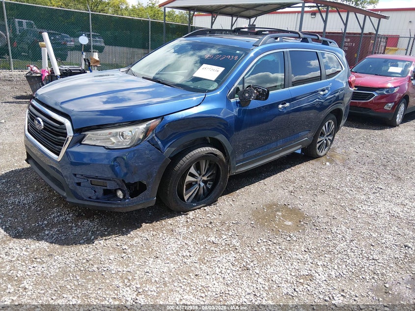 Vin: 4s4wmard9k3465061, lot: 46271718, subaru ascent touring 20192