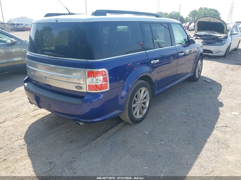 Vin: 2fmgk5d89fba19459, lot: 46271750, ford flex limited 20154