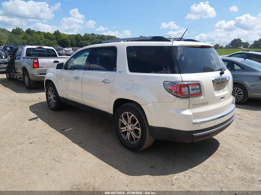 Vin: 1gkkrrkd1ej145086, lot: 46271758, gmc acadia slt-1 20143