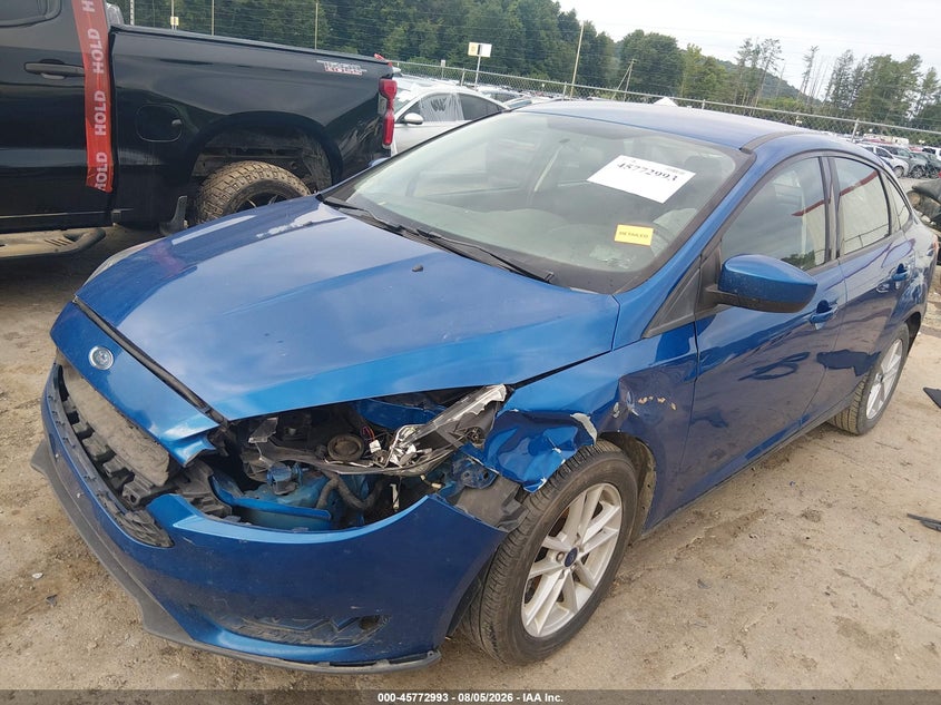 Vin: 1fadp3fe3jl285333, lot: 46271773, ford focus se 20182
