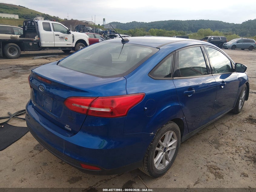Vin: 1fadp3fe3jl285333, lot: 46271773, ford focus se 20184