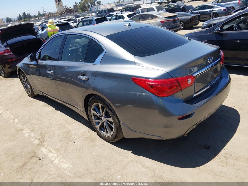 Vin: jn1ev7ap4hm743862, lot: 46271782, infiniti q50 3.0t signature edition 20173