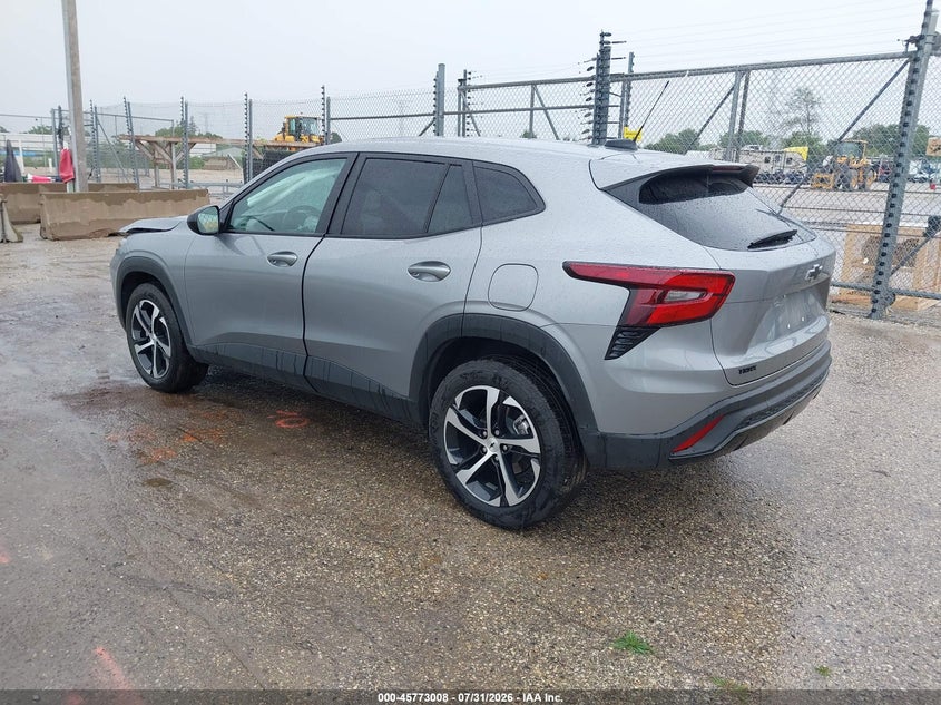 Vin: kl77lgep2sc344366, lot: 46271788, chevrolet trax fwd 1rs 20253