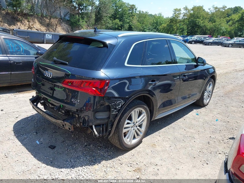 Vin: wa1bnafy2j2133551, lot: 46271844, audi q5 2.0t premium/2.0t tech premium 20184