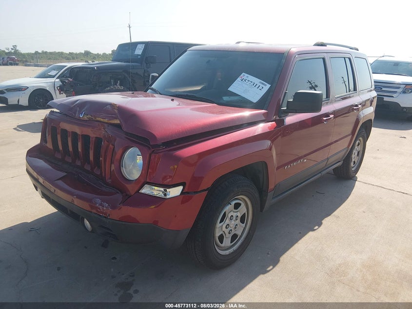 Vin: 1c4njpba9hd115606, lot: 46271892, jeep patriot sport 20172