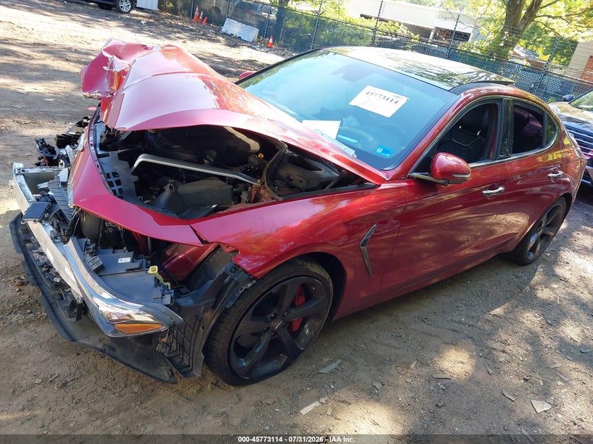 Vin: kmtg34lexku020516, lot: 46271894, genesis g70 3.3t advanced 20192