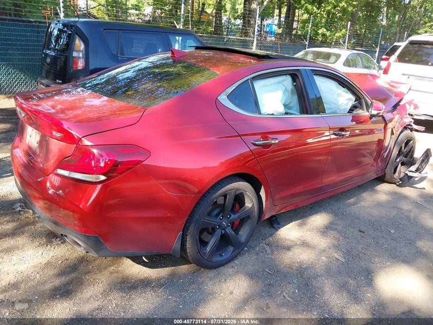 Vin: kmtg34lexku020516, lot: 46271894, genesis g70 3.3t advanced 20194
