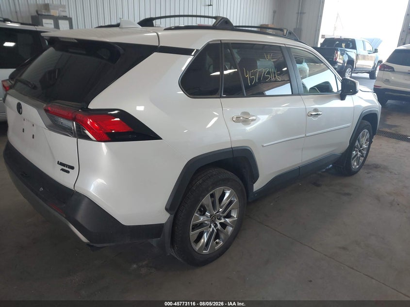 Vin: 2t3n1rfv2sw629817, lot: 46271896, toyota rav4 limited 20254