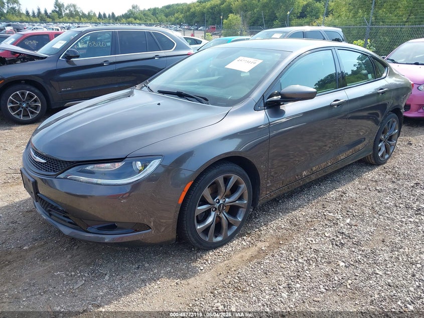 Vin: 1c3cccbb6fn614328, lot: 46271899, chrysler 200 s 20152