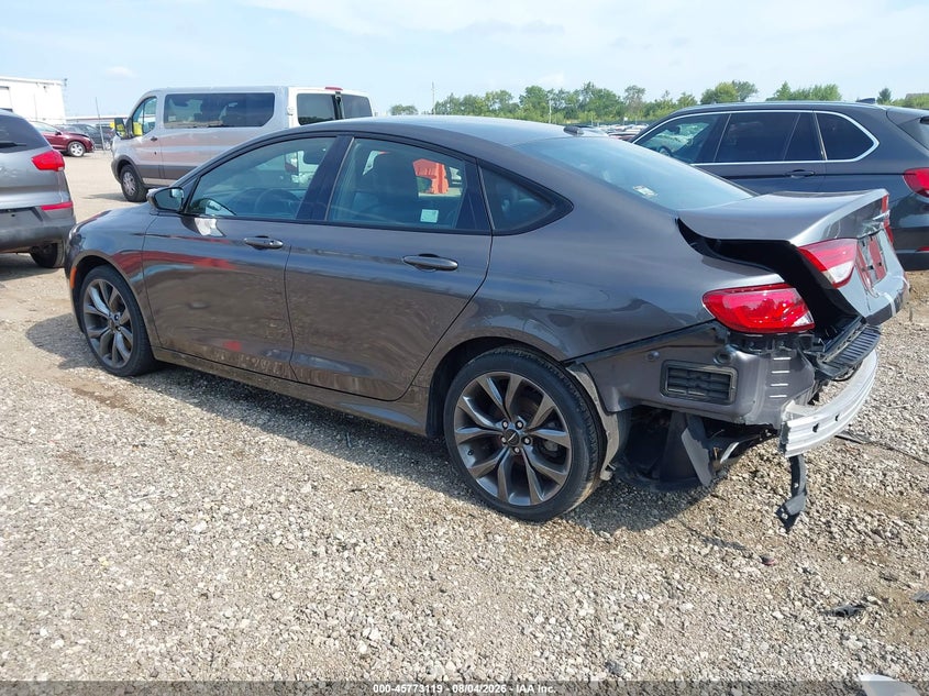 Vin: 1c3cccbb6fn614328, lot: 46271899, chrysler 200 s 20153