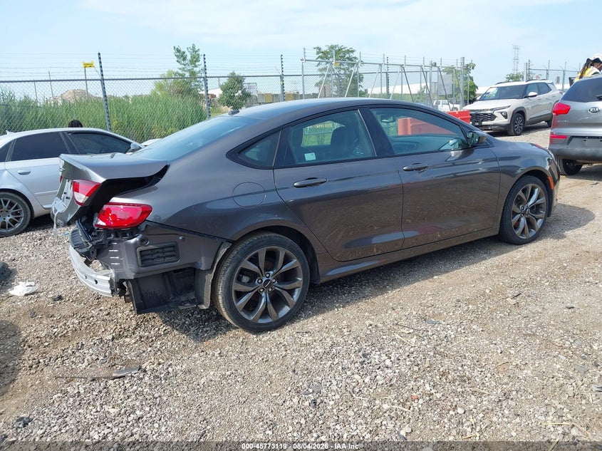 Vin: 1c3cccbb6fn614328, lot: 46271899, chrysler 200 s 20154