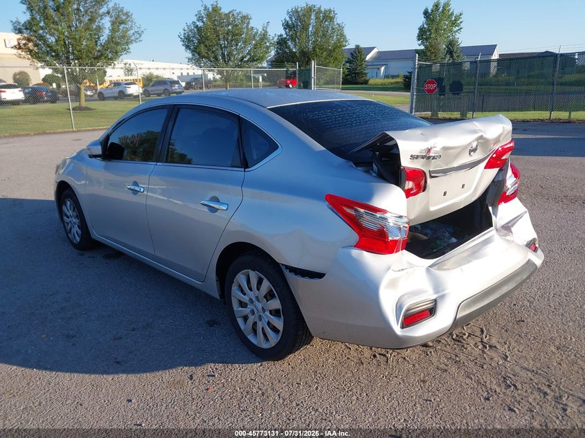 Vin: 3n1ab7ap8jy311558, lot: 46271912, nissan sentra s 20183