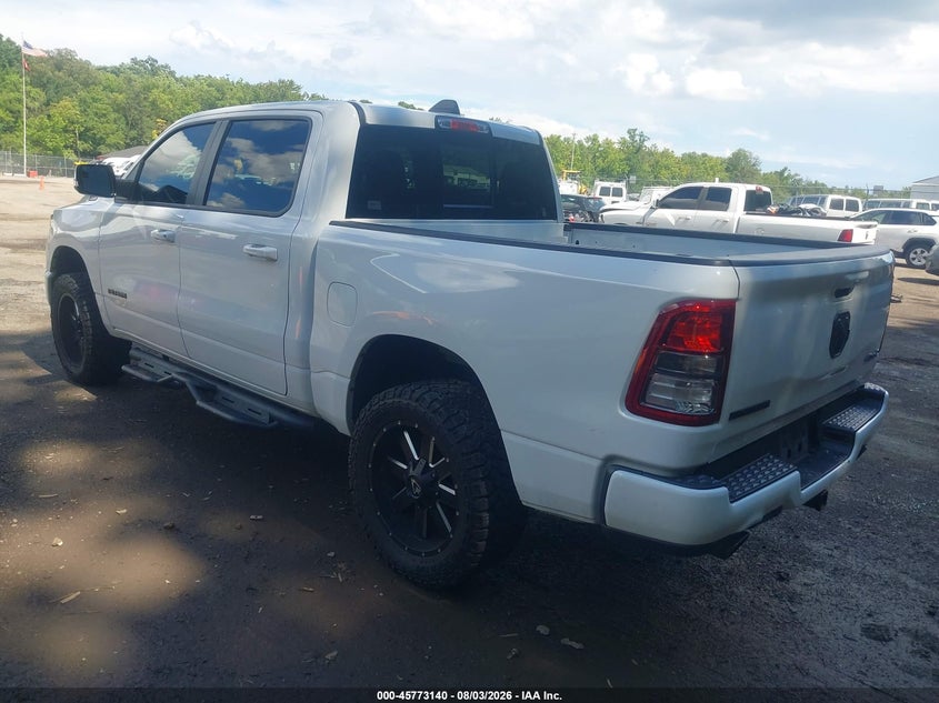 Vin: 1c6srfftxnn236322, lot: 46271920, ram 1500 big horn  4x4 5'7 box 20223