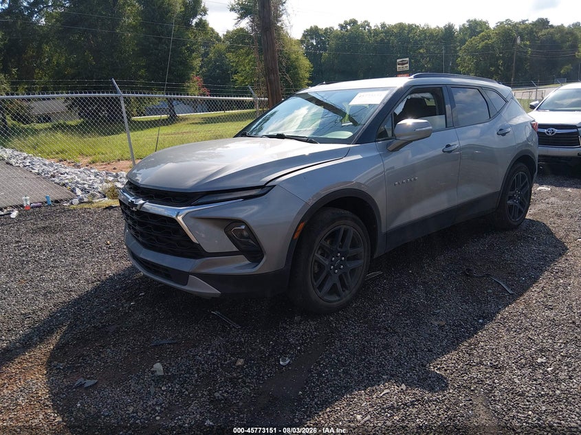 2023 Chevrolet Blazer, Right Side, IAAI, VIN 3GNKBJRS5PS174654 — photo 2
