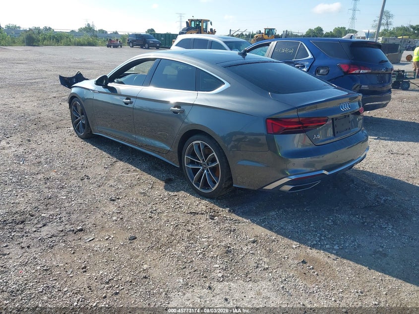 Vin: waufacf54pa028364, lot: 46271954, audi a5 sportback premium plus 45 tfsi s line quattro s tronic 20233