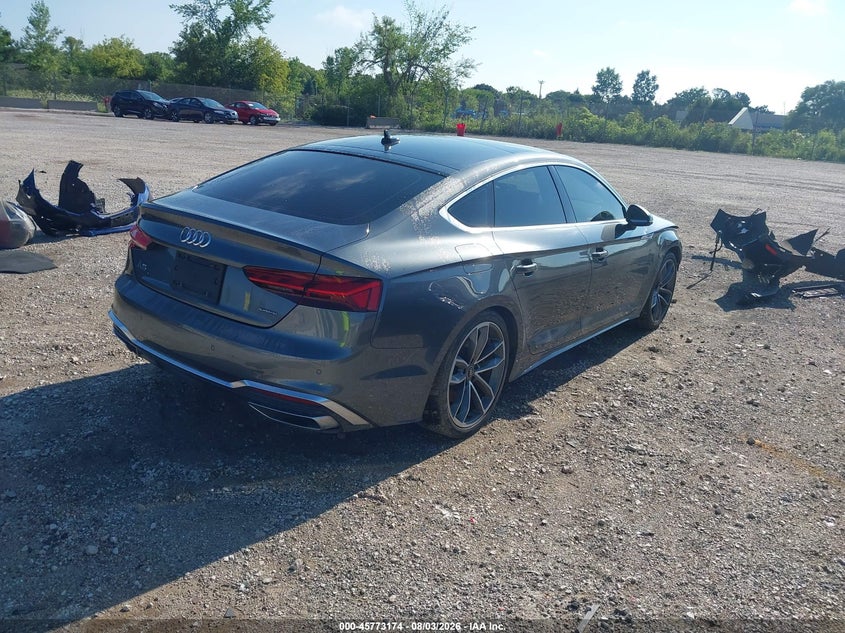 Vin: waufacf54pa028364, lot: 46271954, audi a5 sportback premium plus 45 tfsi s line quattro s tronic 20234
