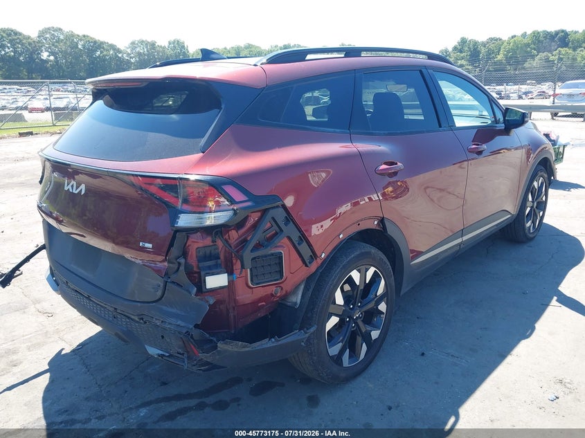 Vin: 5xyk6cafxpg059024, lot: 46271955, kia sportage x-line 20234