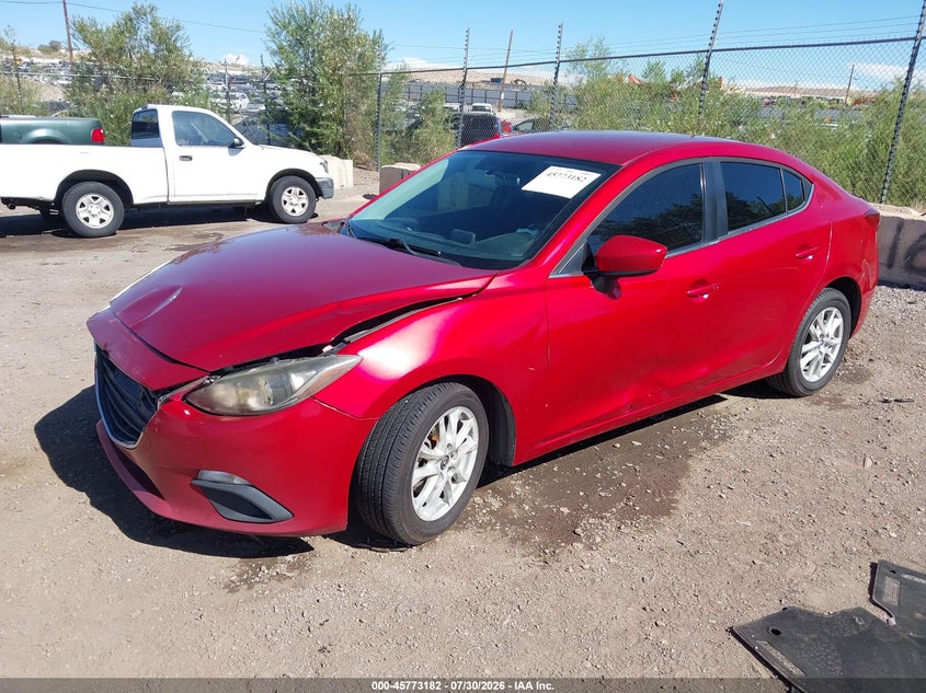 Vin: jm1bm1v79e1116159, lot: 46271962, mazda mazda3 i touring 20142
