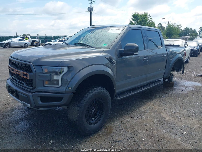 Vin: 1ftfw1rg8jfc21620, lot: 46271968, ford f-150 raptor 20182