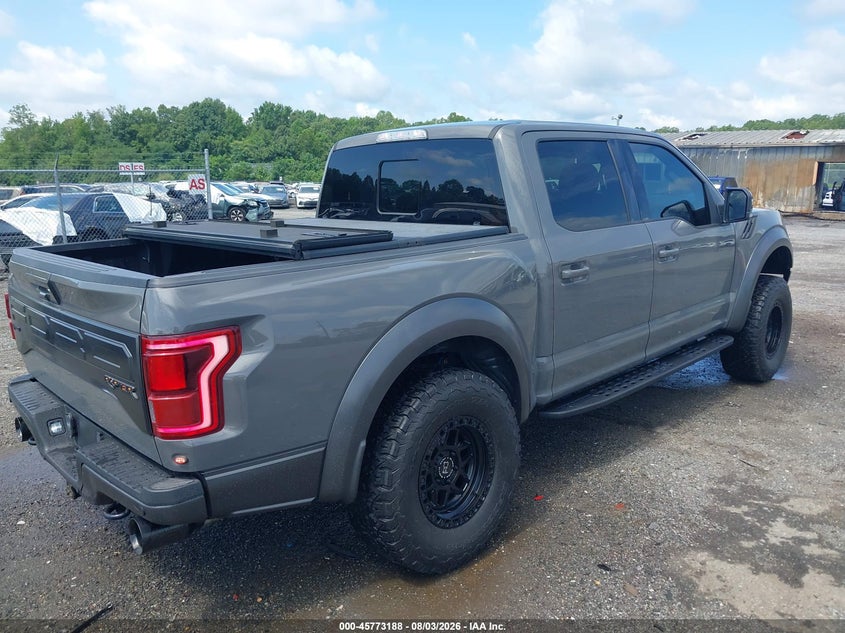 Vin: 1ftfw1rg8jfc21620, lot: 46271968, ford f-150 raptor 20184