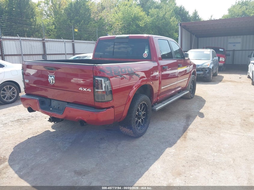 Vin: 1c6rr7nt0es217303, lot: 46271974, ram 1500 laramie 20144