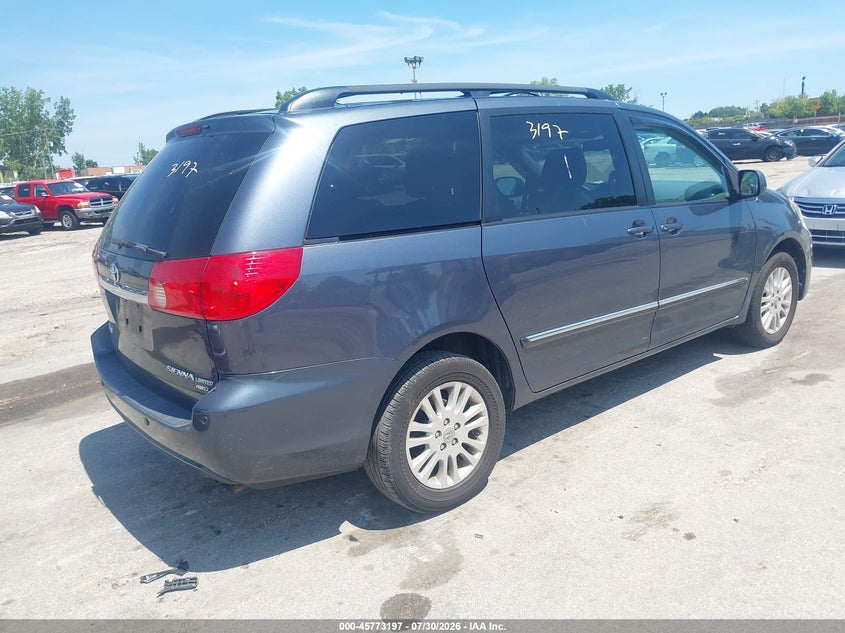 Vin: 5tddk4cc6as034032, lot: 46271977, toyota sienna limited 20104