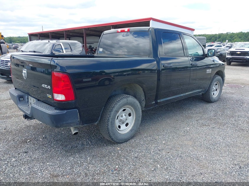 Vin: 1c6rr7kg9hs770138, lot: 46271998, ram 1500 tradesman  4x4 5'7 box 20174