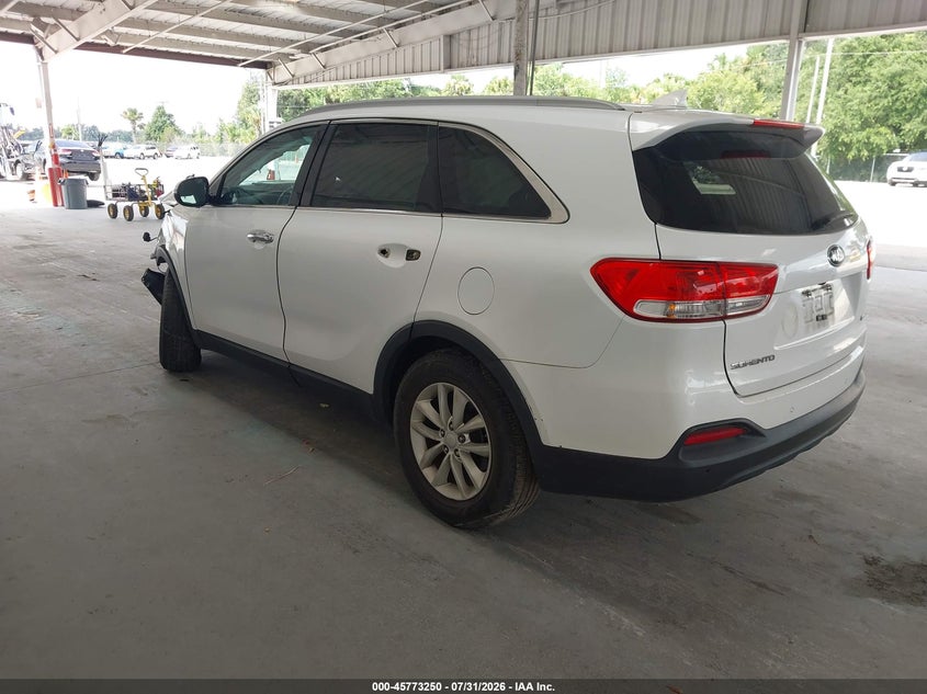 Vin: 5xypg4a39hg219037, lot: 46272030, kia sorento 2.4l lx 20173