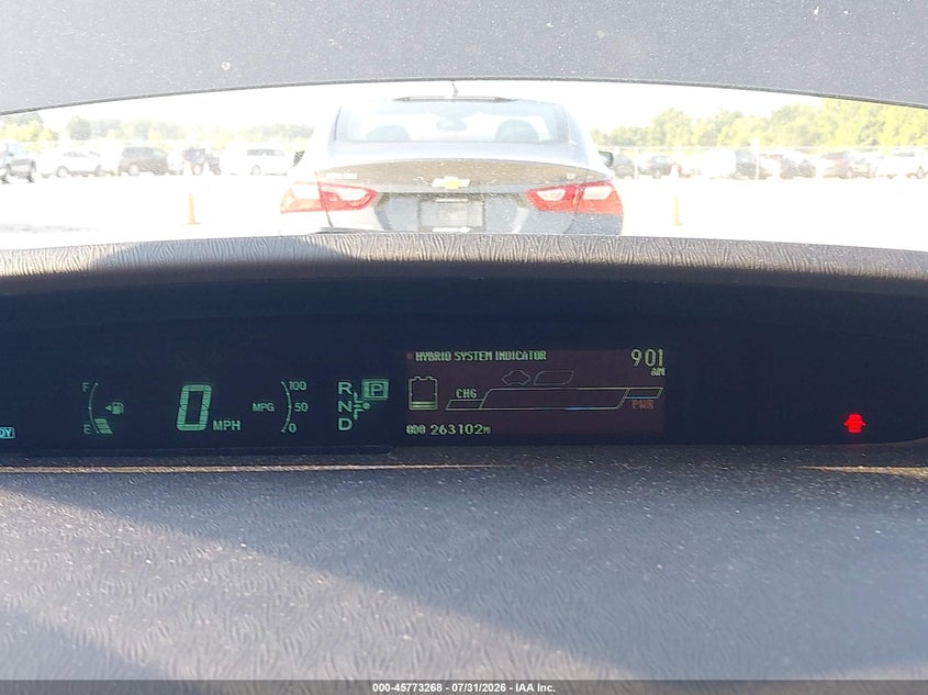 2012 TOYOTA PRIUS auction photo 7