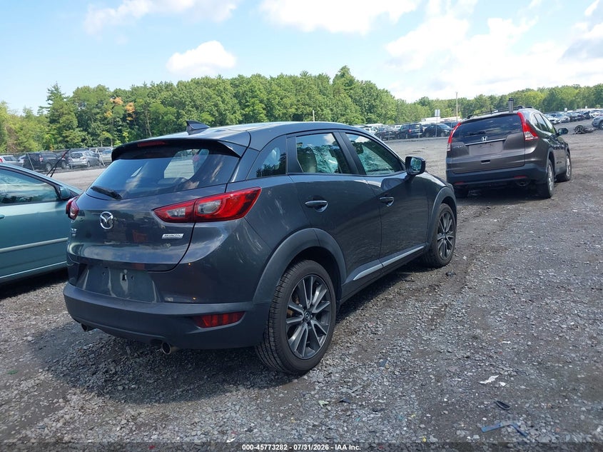 Vin: jm1dkfd75h0176107, lot: 46272062, mazda cx-3 grand touring 20174