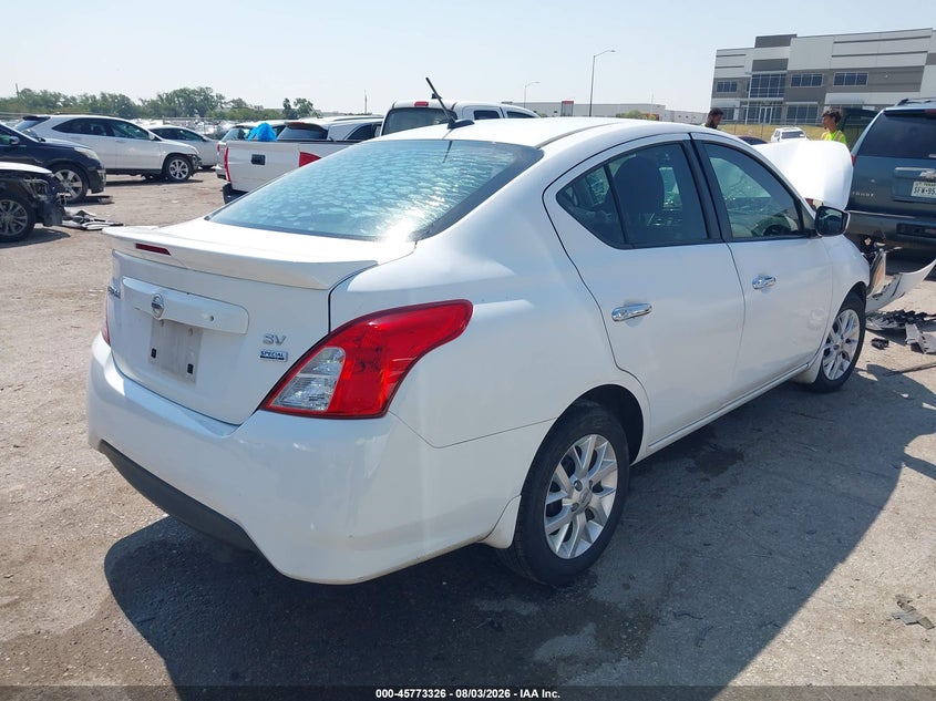 Vin: 3n1cn7ap8hl898707, lot: 46272106, nissan versa 1.6 sv 20174