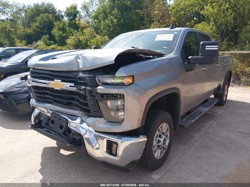 Vin: 2gc1kney7s1233018, lot: 46272128, chevrolet silverado 2500hd 4wd  standard bed lt 20252