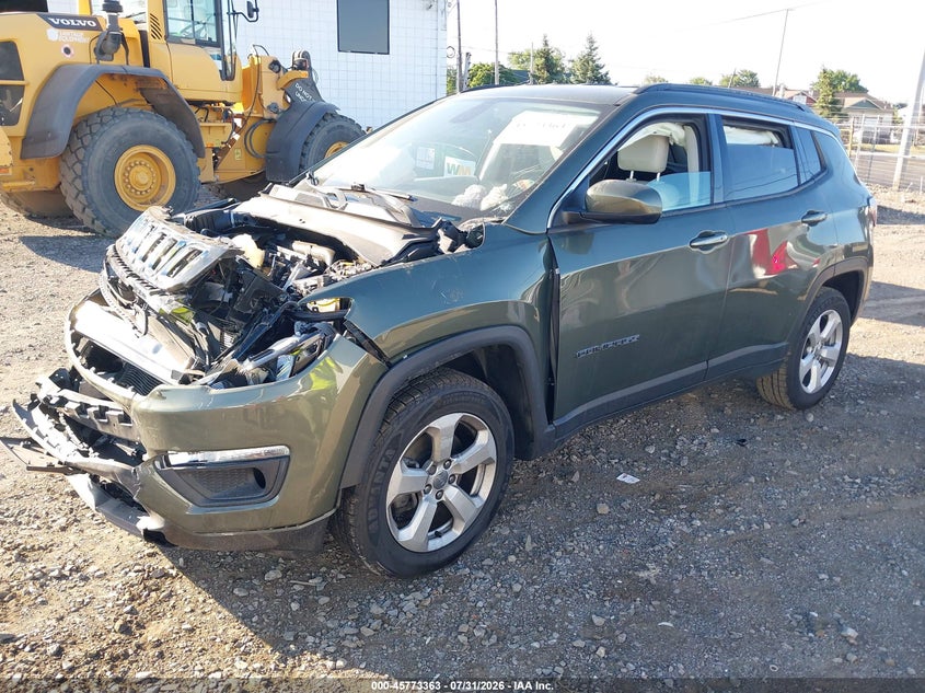 Vin: 3c4njdbb7jt375154, lot: 46272143, jeep compass latitude 4x4 20182