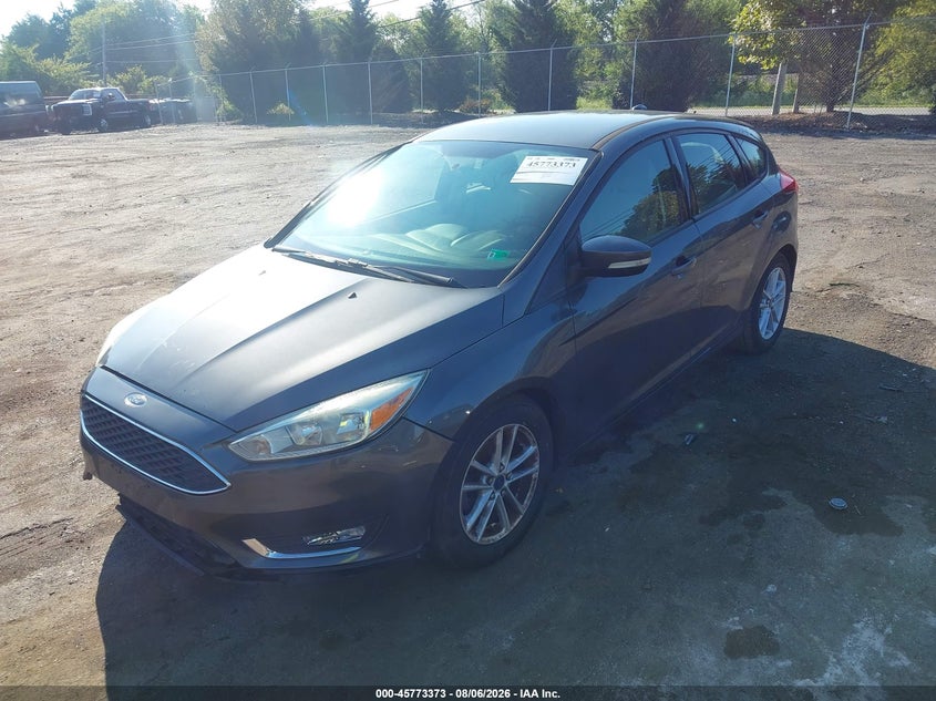 Vin: 1fadp3k24fl252411, lot: 46272153, ford focus se 20152