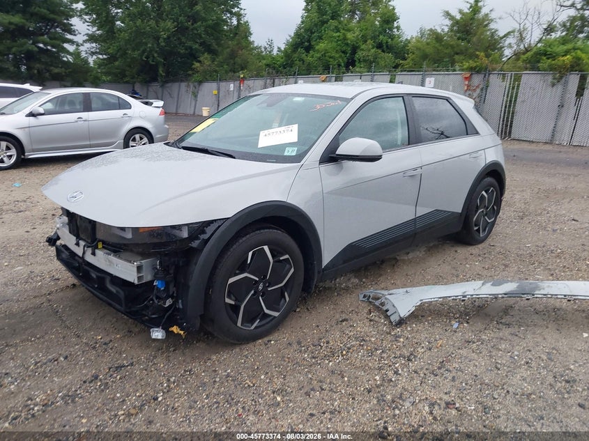 Vin: km8kmdaf8nu067206, lot: 46272154, hyundai ioniq 5 se 20222