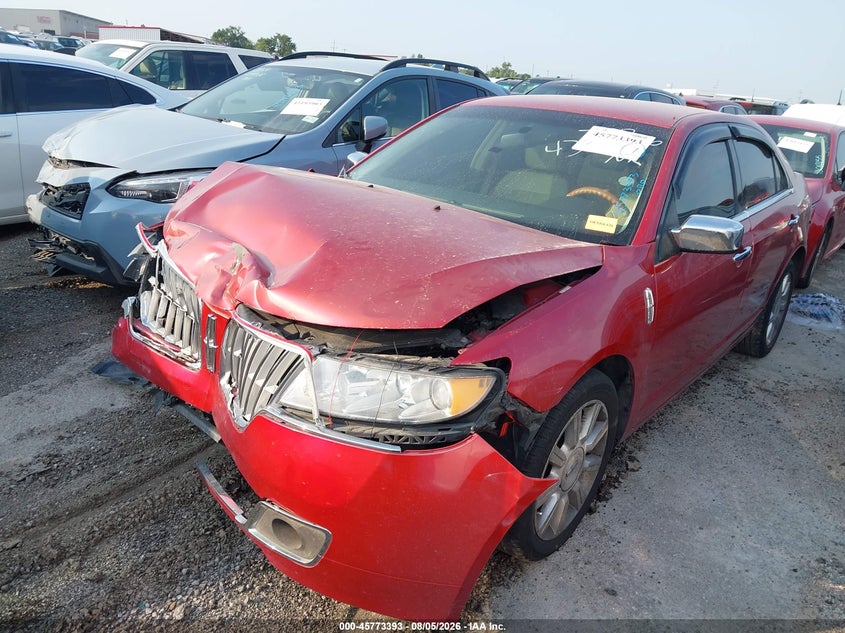 Vin: 3lnhl2gc2ar657885, lot: 46272173, lincoln mkz 20102