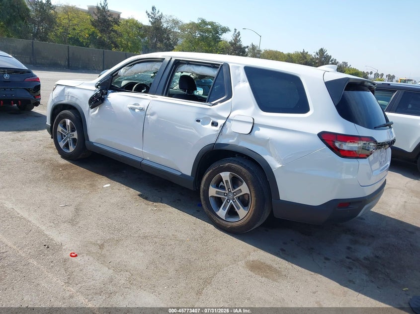 Vin: 5fnyg2h45sb028317, lot: 46272186, honda pilot ex-l 20253