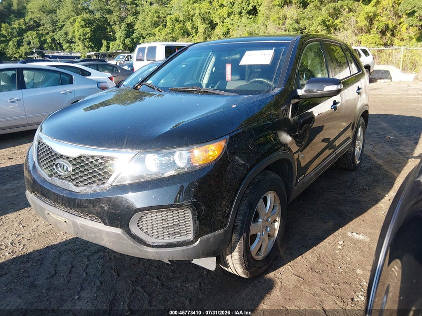 Vin: 5xyktca6xdg409627, lot: 46272190, kia sorento lx 20132