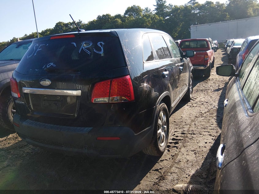 Vin: 5xyktca6xdg409627, lot: 46272190, kia sorento lx 20134