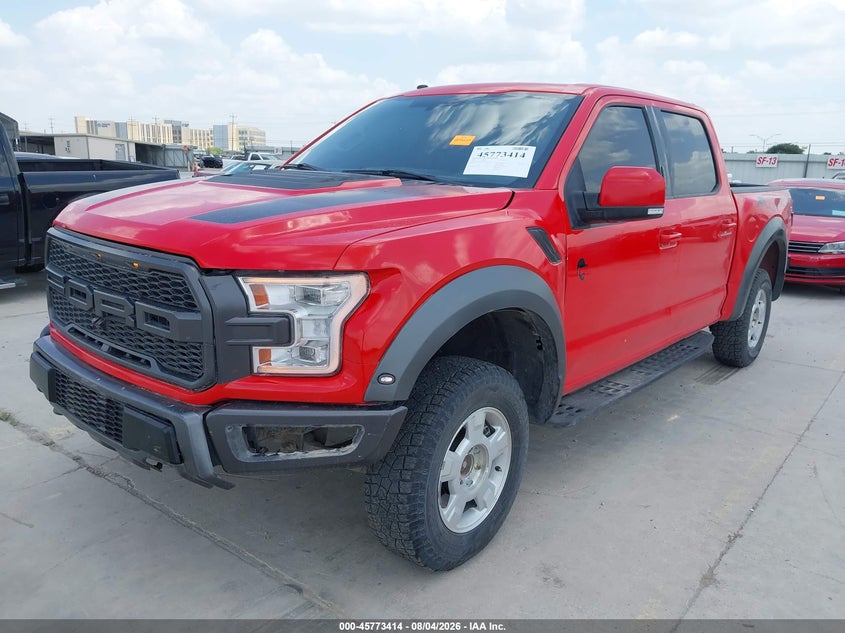 Vin: 1ftfw1rg8jfe70967, lot: 46272194, ford f-150 raptor 20182