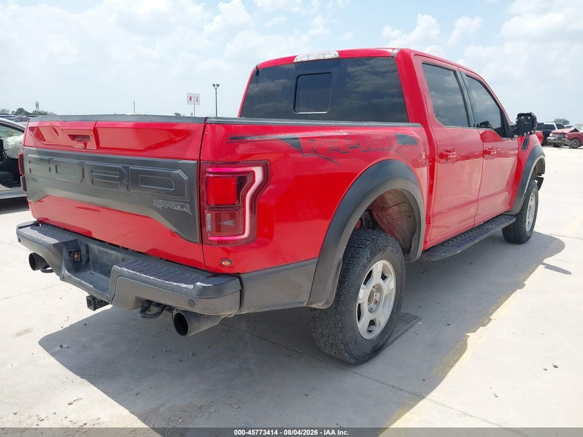 Vin: 1ftfw1rg8jfe70967, lot: 46272194, ford f-150 raptor 20184
