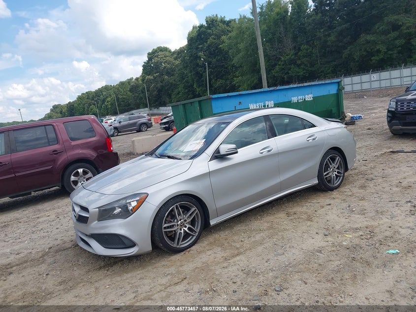 Vin: wddsj4eb3jn590700, lot: 46272237, mercedes-benz cla 250 20182
