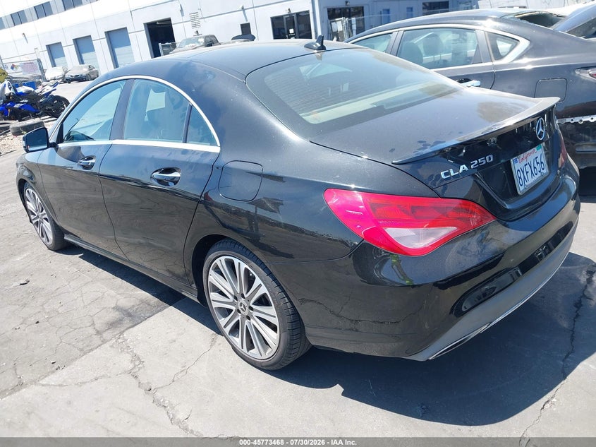 Vin: wddsj4gb0jn612780, lot: 46272248, mercedes-benz cla 250 4matic 20183