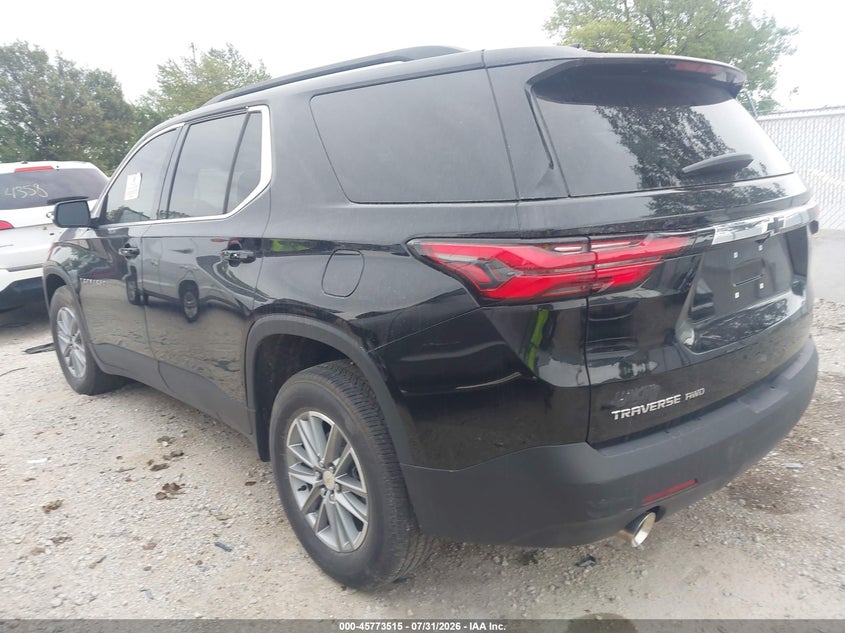 Vin: 1gnevgkw4pj264111, lot: 46272295, chevrolet traverse awd lt cloth 20233