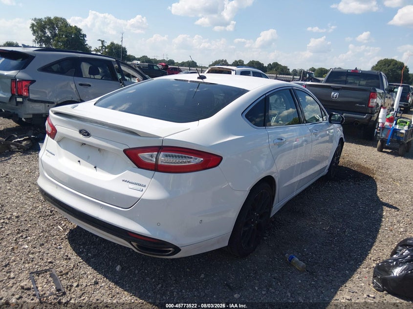 Vin: 3fa6p0k94er227867, lot: 46272302, ford fusion titanium 20144