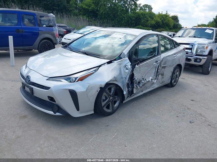 Vin: jtdkamfu4m3134568, lot: 46272326, toyota prius limited 20212