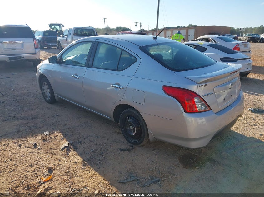 Vin: 3n1cn7ap9hl831596, lot: 46272358, nissan versa 1.6 sv 20173