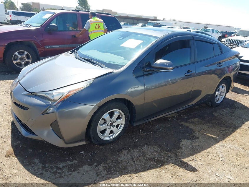 Vin: jtdkarfu8g3000812, lot: 46272360, toyota prius four 20162