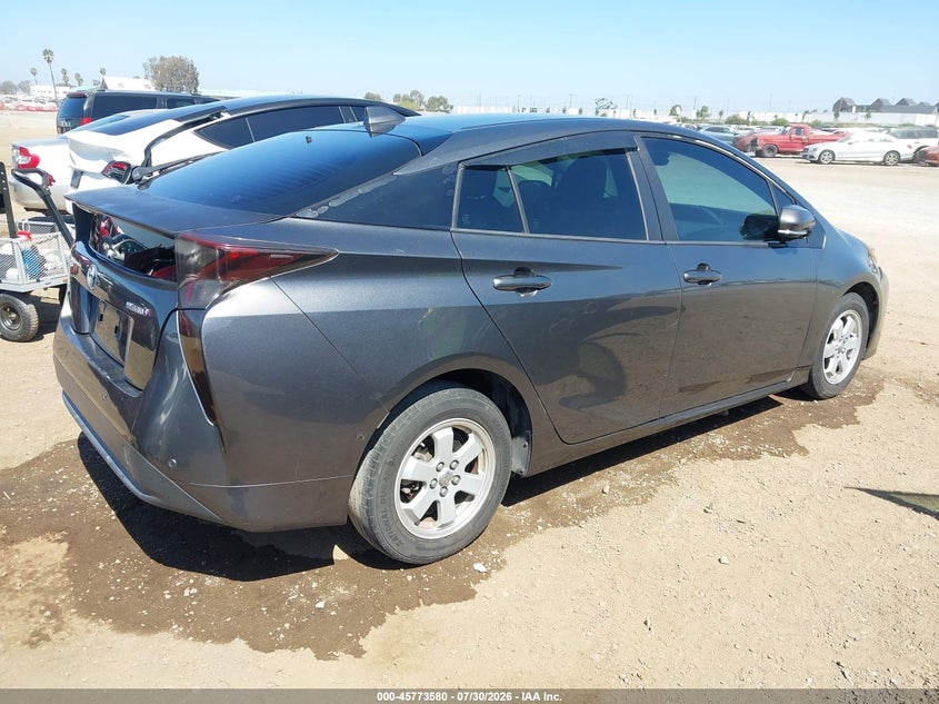 Vin: jtdkarfu8g3000812, lot: 46272360, toyota prius four 20164
